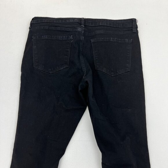 Old Navy Women’s Pop Icon Skinny Jeans Distressed Black Size 12 - Picture 6 of 9